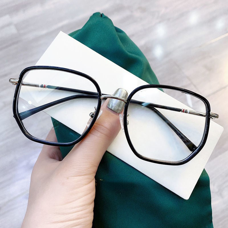 Ultralight Anti Blue Glasses Retro Green Frame Glasses Reading Glasses Transparent Eyewear Glasses for Women Men Frames