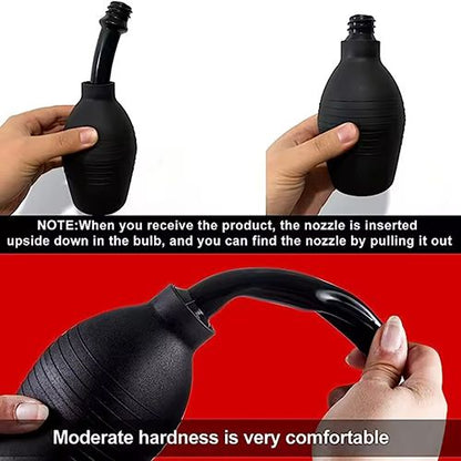 Enema Douche Clean 310ml Large Capacity Healthy Wash Flusher System for Men Women Made of Comfortable Silicone Anal Shower Reusable Vaginal And Anal Cleaner Home Tests Care