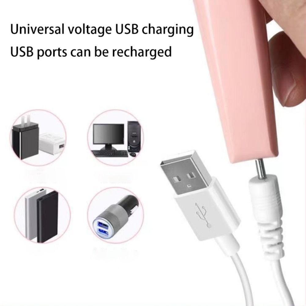 5 in 1 Electric Manicure Drill With Light Portable USB Professionals Pedicure Polishing Nail Grinder Nail Drill Sander Machine Nail Files Polishing Machine Manicure Nail Tools Kit