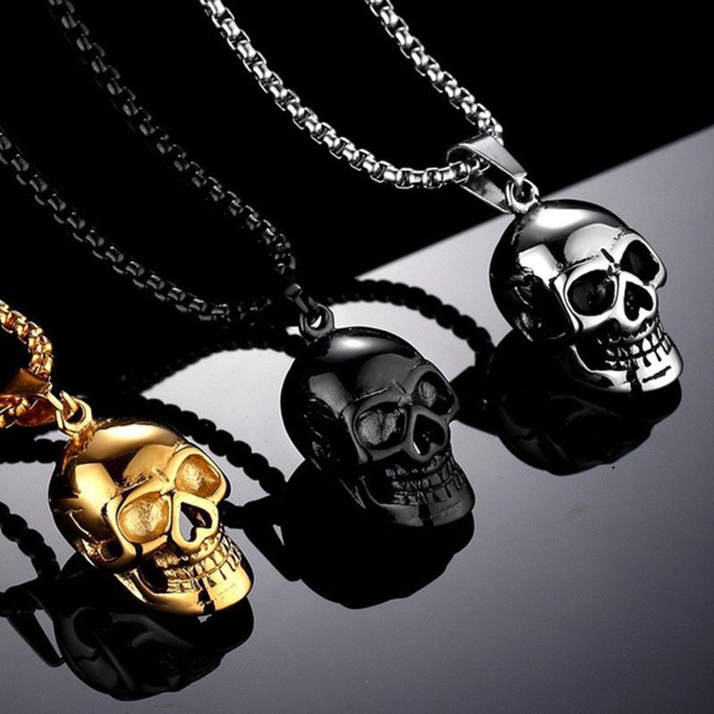 Oversized Skull Necklace Men'S Fashion Fashion Accessories