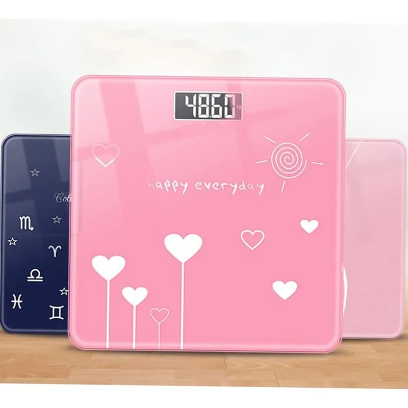 Digital Personal Weighing Scale Body Weight Health Body Scale Digital Glass LCD Display Sensor Scale For Weight loss Tool Balance Health Care Fast delivery within 1-5 days