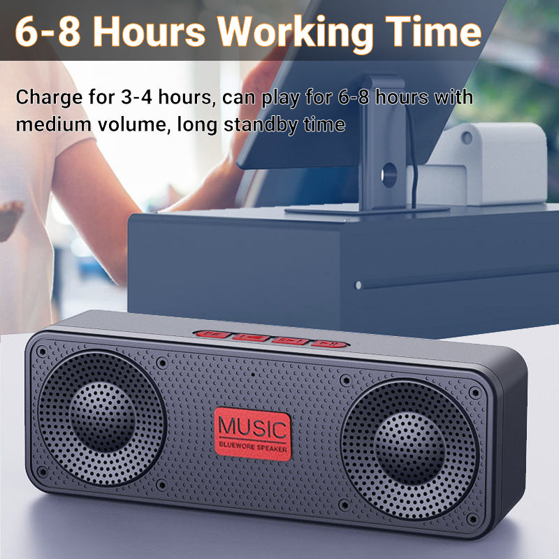 Portable Bluetooth Speaker TF Card FM Mode HD Sound Quality FM Music