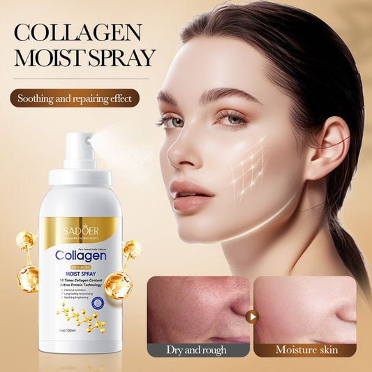 Collagen Moisturizing Spray, Anti-Wrinkle Hydrating Toner Spray Accurate Hydration Rapid Penetration Mist Spray Face