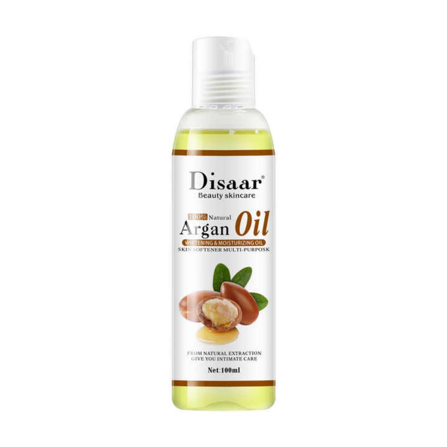 Argan Oil 100% Natural Body Face Multipurpose Whitening Brightening Moisturizing Skin Care - Disaar