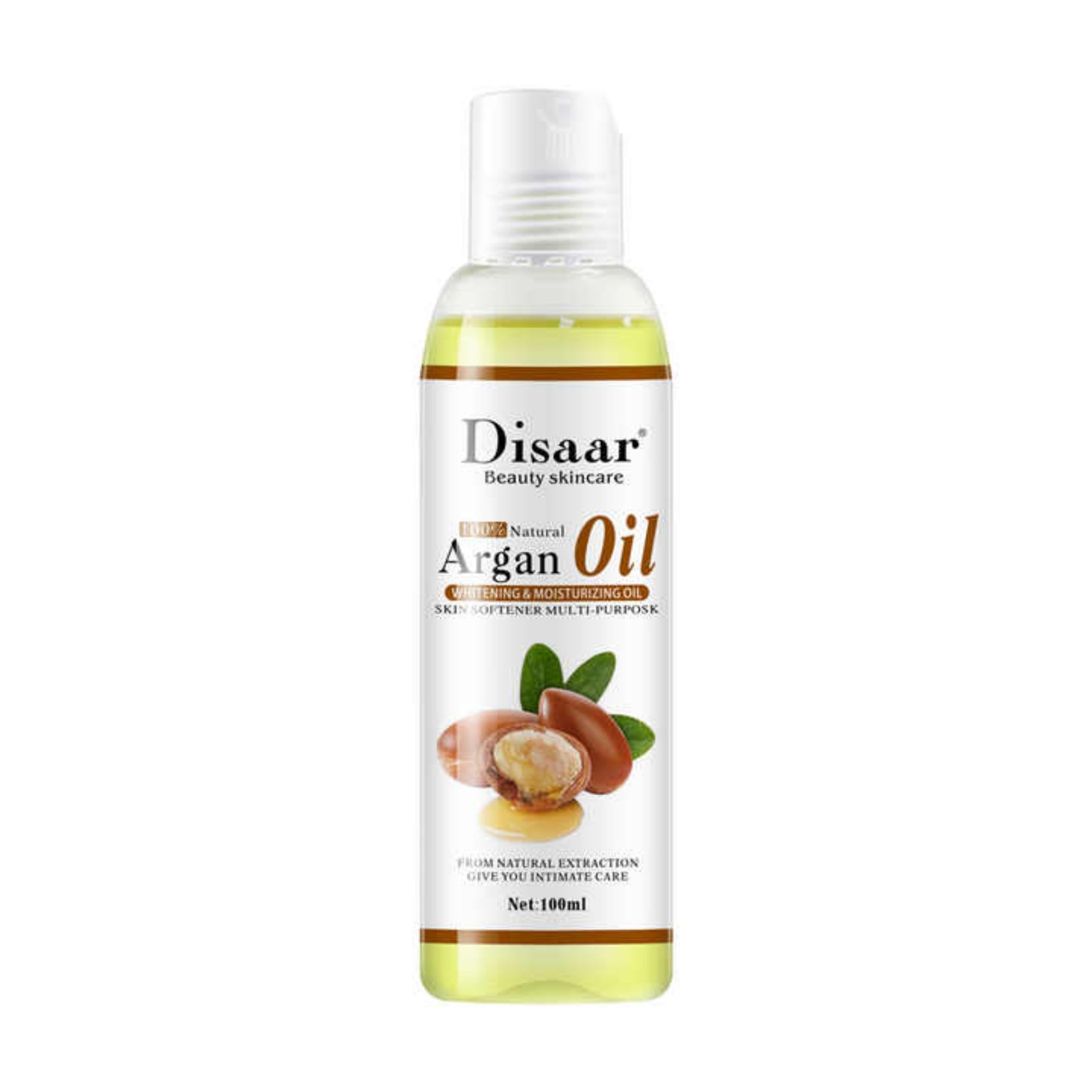 Argan Oil 100% Natural Body Face Multipurpose Whitening Brightening Moisturizing Skin Care - Disaar