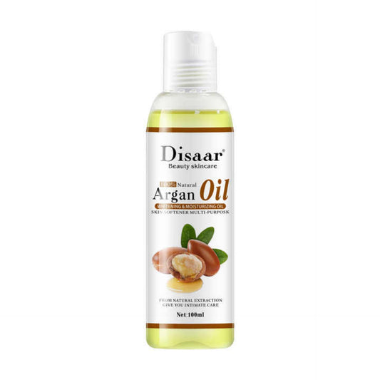 Argan Oil 100% Natural Body Face Multipurpose Whitening Brightening Moisturizing Skin Care - Disaar