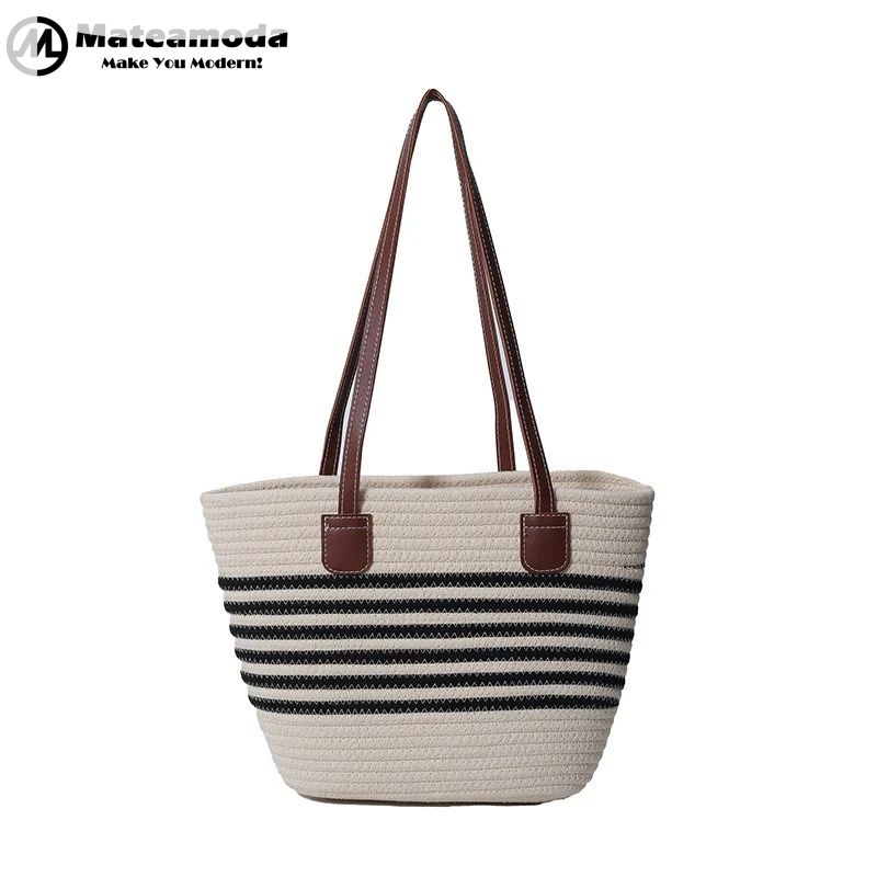 Mateamoda Open-top Canvas Tote Bag