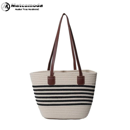 Mateamoda Open-top Canvas Tote Bag