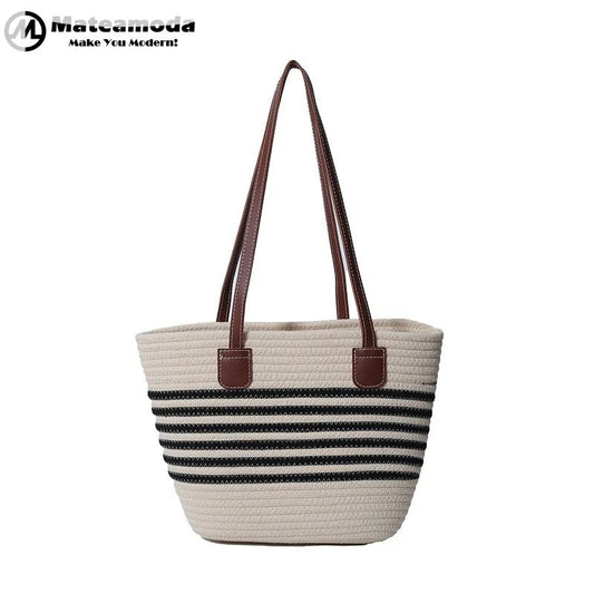 Mateamoda Open-top Canvas Tote Bag