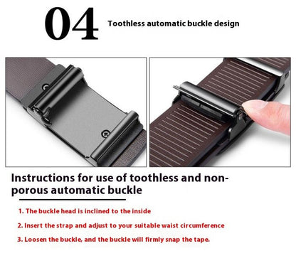 New Men Belts High Quality Leopard Belt Success Men Belt Business Automatic Buckle Fashion Trend Casual All-match Belt Men Accessories