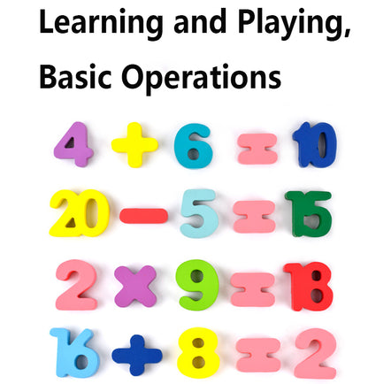 kid's Early Education Toy Alphabet Number Puzzle Wooden Building Block Toys Alphabet puzzle