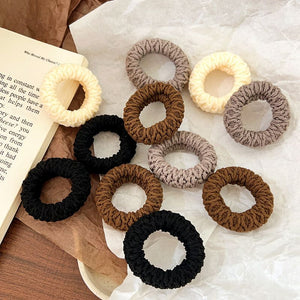 10 PCS/Set Widening And Thickening Upgraded Version Of Hair Ring Rubber Band For Women With High Elastic Durable Headband Without Damaging Hair Fashion Rubber Band