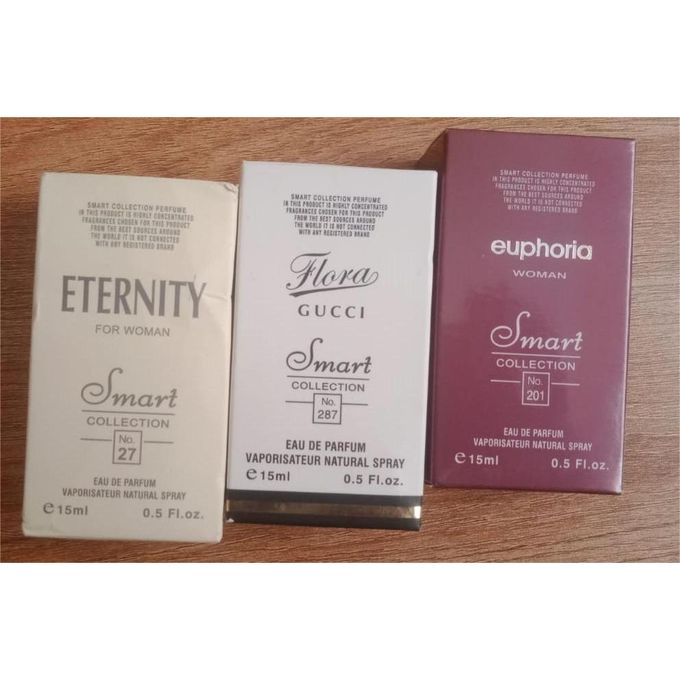 Eternity 3-in-1 Smart Collection Pack For Women (Eternity, Flora Gucci, Euphoria)