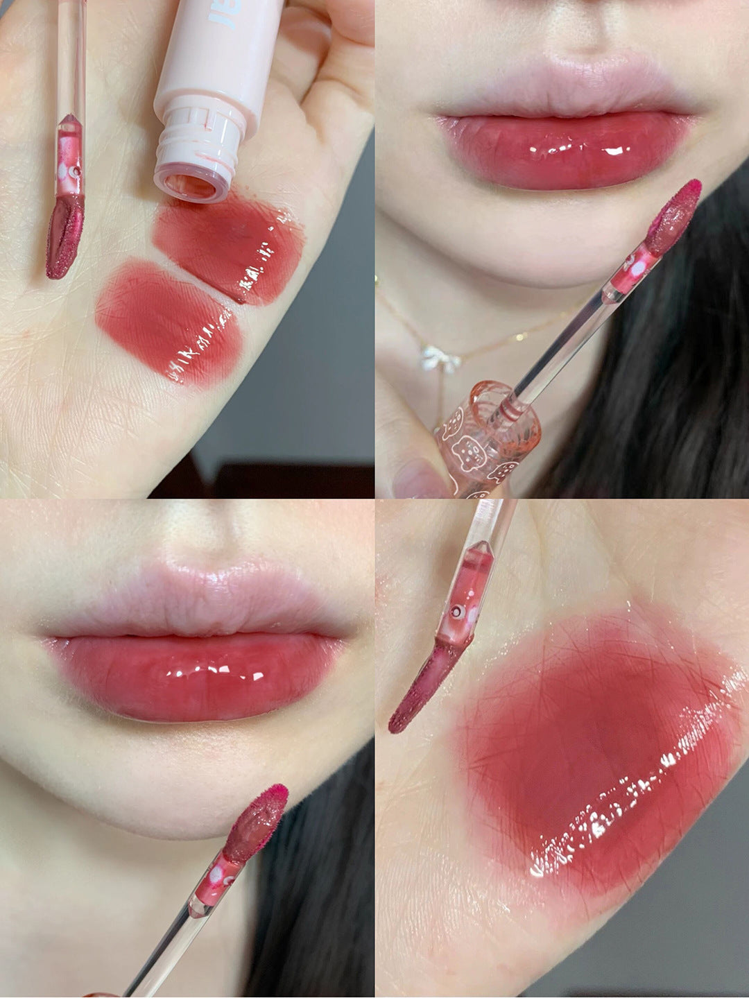 Cappuvini New Arrival Lipstick Lipstick Lip Makeup Lipstick Bubble lip glaze Mirror gloss glass lip glaze Student Lip Color Lipstick Liquid Lipstick