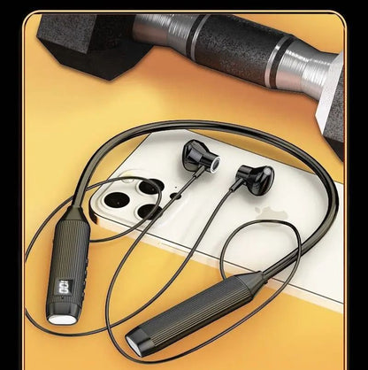 2025 New Upgrade Wireless Bluetooth Earphones LED Display Super Power Neckband Magnetic Bass Sports Earphones Headphones Noise Reduction Headsets