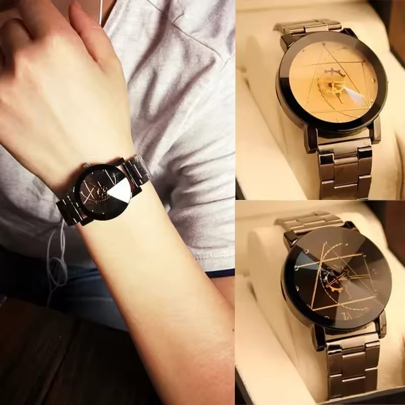 Men Watches Stainless Steel Men Watch Couples Watches Couple Women Lady Watch Lovers Luxury Quartz Good Wristwatches Fashion Casual Business Man Male Wrist Watches Christmas New Year Birthday Gift