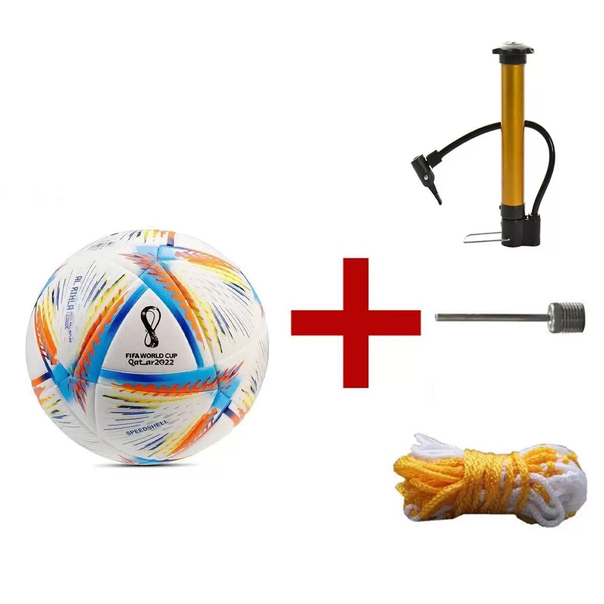 The official ball of the Qatar World Cup, Professional Soccer Ball, Official Size 5 Football Perfect For Outdoor Training&Entertainment, PU Leather Seam Durable And Long-Lasting Soccer Ball