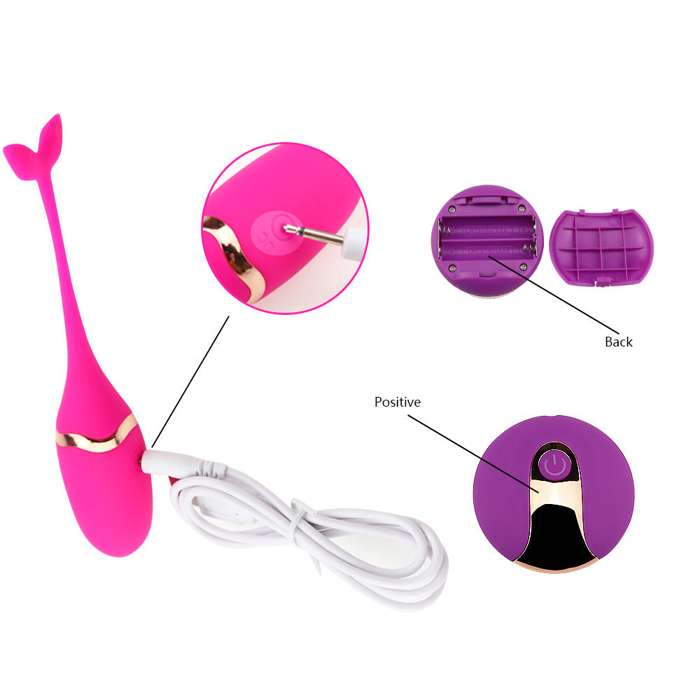 HW LITTLE WHALE Vibrator, Cute Flirting Adult Sex Toys women sex toys USB Charge Wireless To Get Wet Anytime