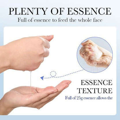 Facial Mask Sheet Pores Moisturizing 24K Gold Vitamin C Hyaluronic Acid Face Mask Facial Moisturizing Firming Hydrating Facial Masks Skin Care Oil-Control Anti-Aging Replenishment Face Care Treatments