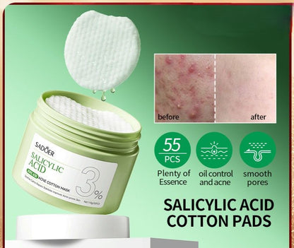 Salicylic Acid Acne Treatment Pads and Face Mask