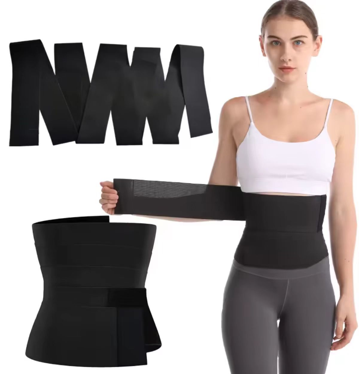 New Waist Trainer Shaperwear Belt Women Slimming Tummy Wrap Belt Resistance Bands Corsets Body Shaper Snatch Me Up Bandage Wrap