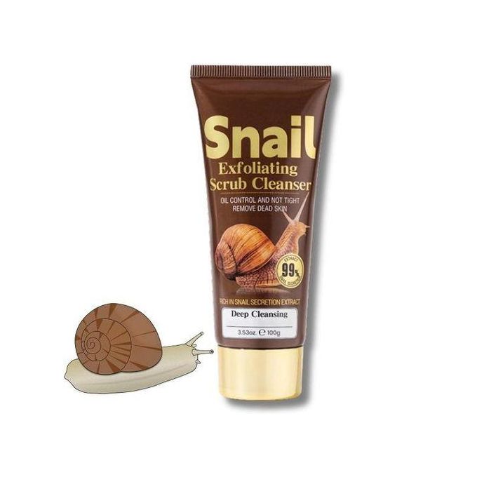 Exfoliating Snail Scrub Cleanser Face Wash