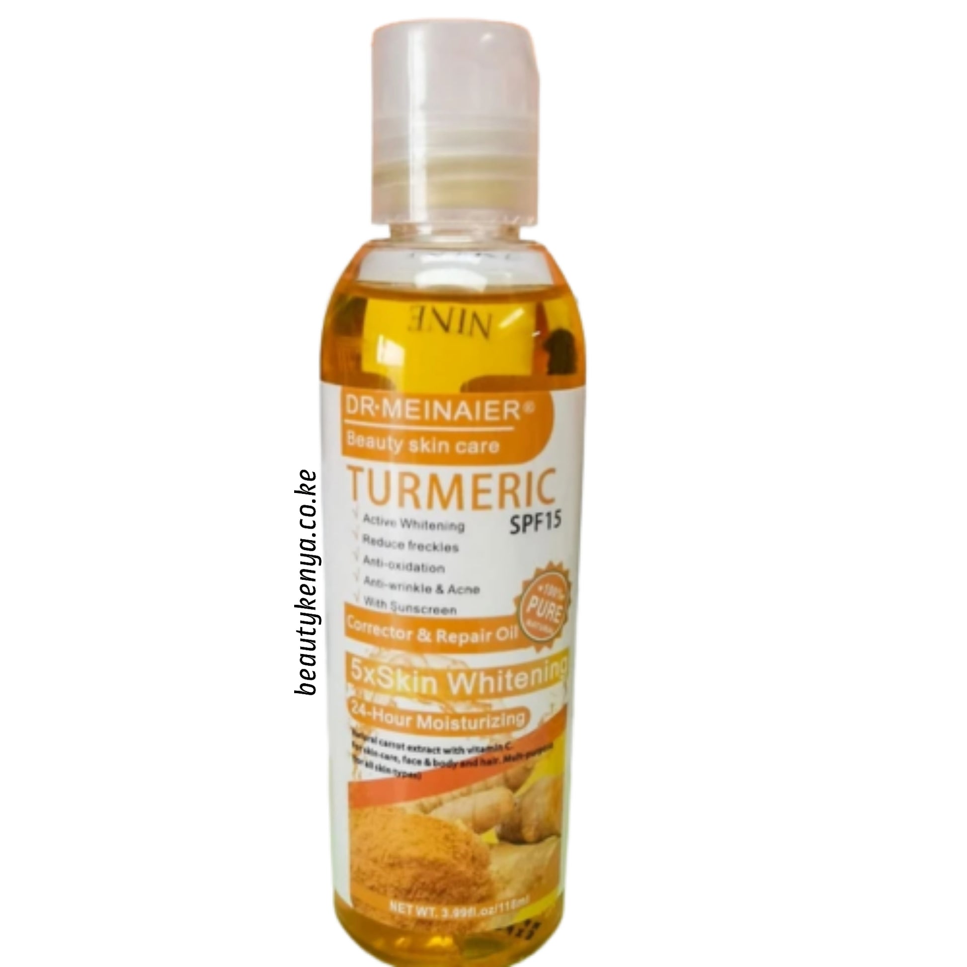 DR MEINAIER Turmeric Corrector & Repair Oil Moisturizing Whitening Sunscreen SPF 15 for Skin Face Body & Hair - Dr. Meinaier