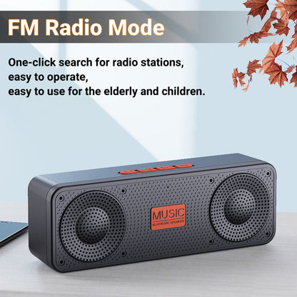 Portable Bluetooth Speaker TF Card FM Mode HD Sound Quality FM Music