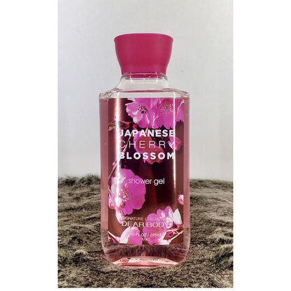 5 Pack Dear Body Japanese Cherry Blossom and Body Splash, Shower Gel, Splash, Cream and Hand Lotion Sweet Fresh Scent Signature Collection Body Luxuries Body Washes 5 in 1 Set