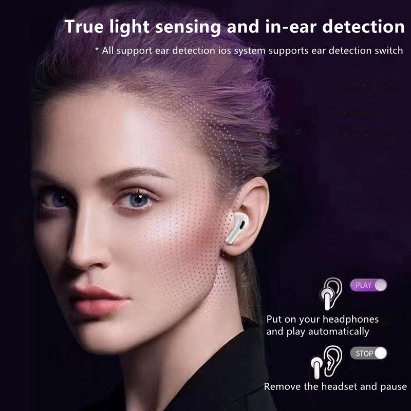 RichRipple New Upgraded Pods PRO2 TWS Wireless Bluetooth Earphone with Hanging Cord Touch Control Noise Cancelling Earpods Pro 2 With Wireless Charging Box