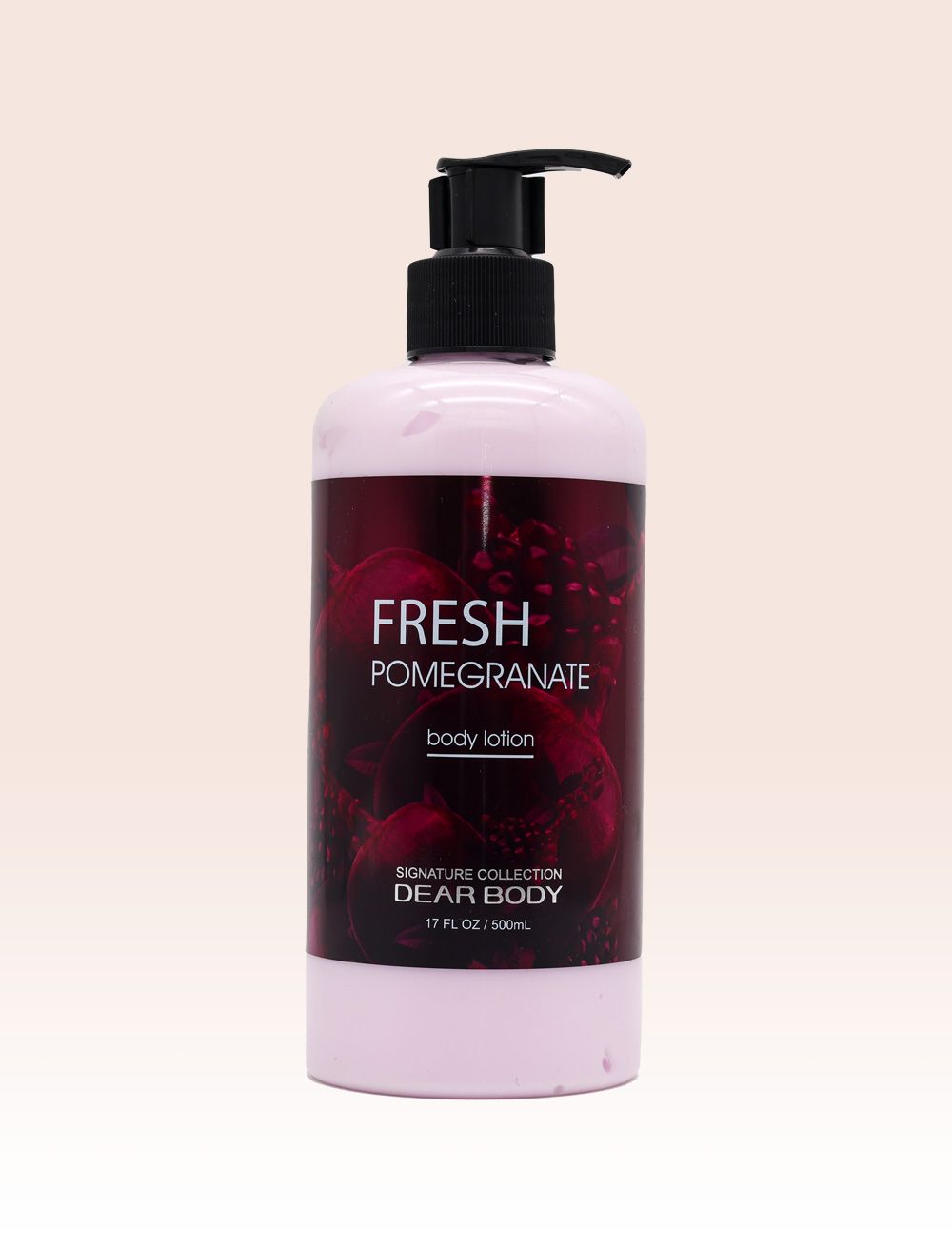 3 Pack My Dear Body Fresh Pomegranate Shower Gel, Body Cream and Pump Lotion Sweet Fresh Scent Keep Fresh Body Lotion Shower Gel Skin CareSignature Collection Body Luxuries