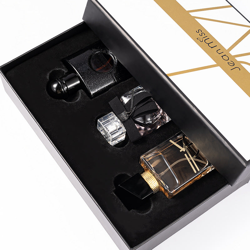 3Pcs/set Memory of Paris Lady Perfume Fragrances & Deodorants Gift Box Fresh Natural Long Lasting Women's Fragrance Men's Fragrance Sets YT-0170