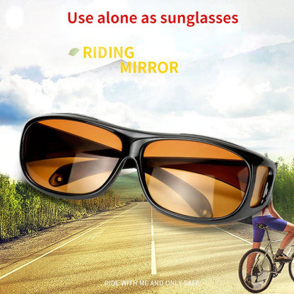 Driving Glasses Sunglasses Night-Vision Glasses Anti Glare Car Sun Glasses Bicycle Automobiles Motorcycles Fashion Polarized Night Driving Goggles Enhanced Light Glasses