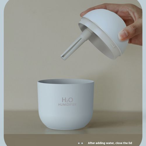 Air Humidifier Cute Aroma Diffuser With LED Night Light Cool Mist Humidifiers For Bedroom Home Car Plants Purifier Humificador Home Appliances