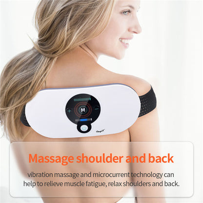 EMS Heating Electric Body Slimming Massager Slimming Belt Fat Burning Abdominal Massage Back Buttock Legs Massager Beauty Health Machine Weight Loss Device Electric Acupuncture Vibration Massager