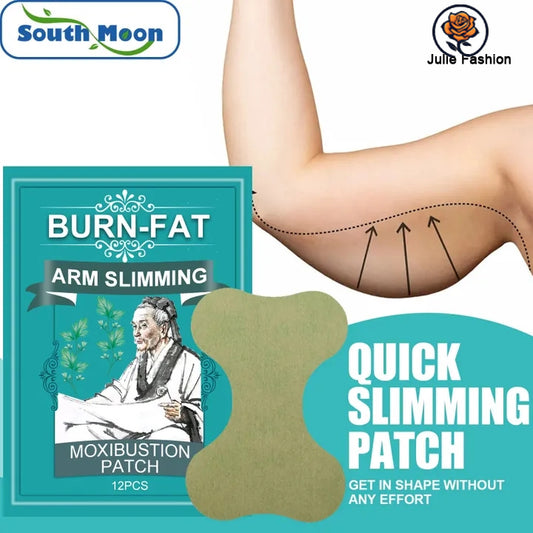 Thin Arm Patch Weight Loss Stickers Cellulite Removal Fat Burning Slimming Body Massage Shaping Care Herbal Plaster