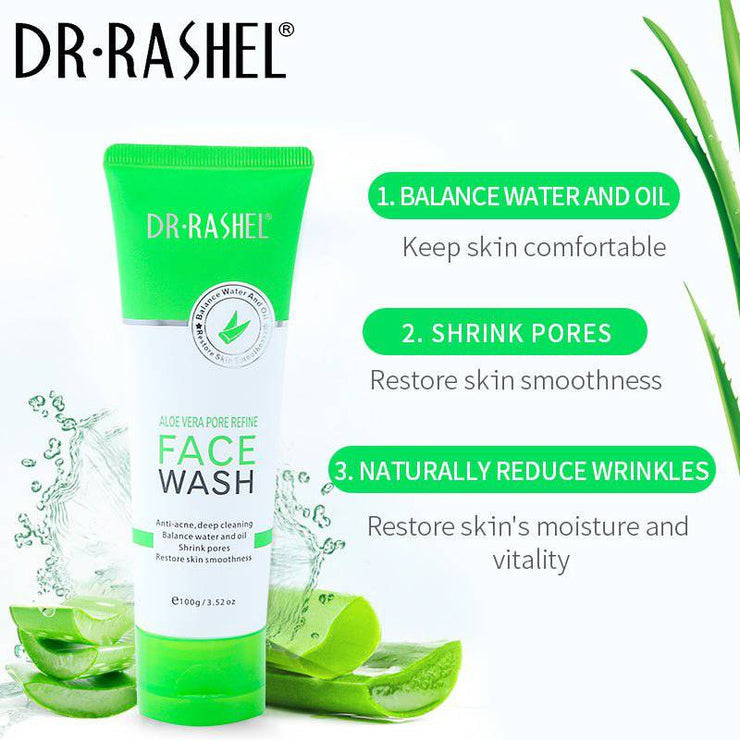 Dr. Rashel Aloe Vera Pore Refine Face Wash Facial Care