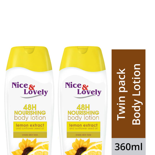 【Pack of 2】Nice & Lovely Lemon 360ml lotion