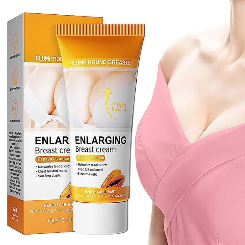 SADOER Enlarging Breast Cream Women's Chest Plumping and Lifting Cream Papaya Breast Enlargement Cream Breast Enhancement Cream Natural Firm Breast Enhancers Nourishing and Pushing Up Breast Lifter