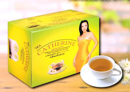 SLIMMING TEA Catherine Tea Chrysanthemum Herbal Weightloss - 32 Bags Green