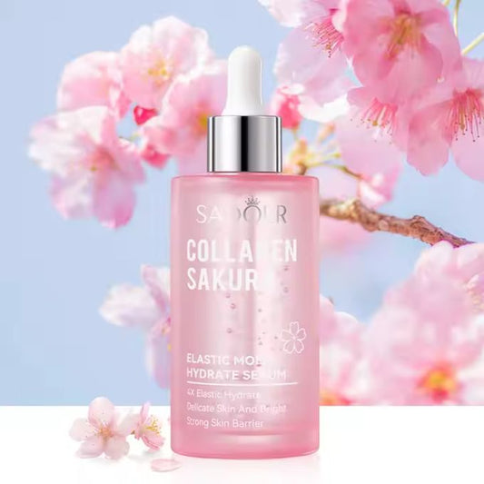 Facial Moisturizing Sakura Collagen Skin Care Serum Improving Rough Pores