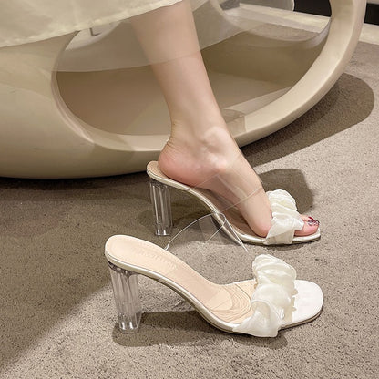 Ladies Shoes Women Shoes Sandals Heels Wedding Shoes Transparent Heels Dress Shoes Slippers Mules Clogs