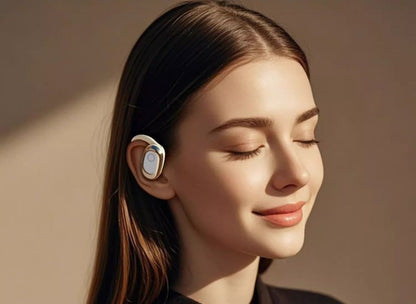 Wireless Bluetooth Earbuds Berlin Voice Ear Hanging OWS Adjustable Non In Ear Noise Reduction Earphones TWS Rotating 130 ° Unisex 360 ° Innovative Fit For All Smartphones