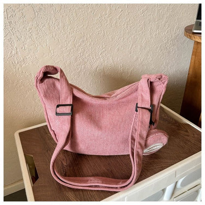 2PCS Women Shoulder Bag Messenger Bag Girl Casual Handbag Ladies Bags Fast Delivery Within 1-5 Days