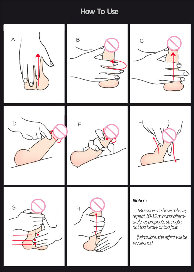 50ml Male Penis Enlargement Cream XXL Big Dick Gel Sex Lube Fragrance Titan Gel Penis Extender for Men