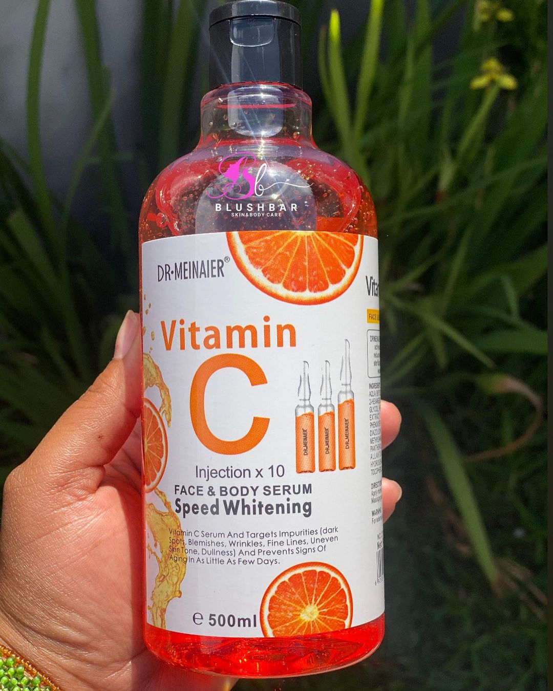 DR MEINAIER Vitamin C Serum for Face and Body Anti-Wrinkle Moisturizer Original Freckle Fade Dark Spot 500ml Anti-aging, Brightening Skin, Anti-acne Facial Serum