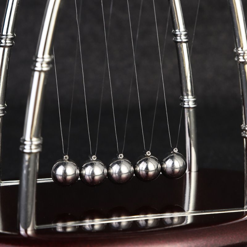 Newton's Cradle Balance Steel Ball Teaching Supplies Physics Science Pendulum Desktop Toys Stress Relief Gifts Home Decoration