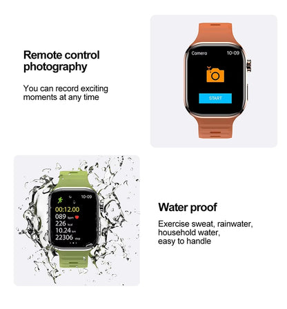 Smart Watch Bluetooth Call Message Push Heart Rate Blood Pressure Monitoring Smartwatch Men Women Outdoor Sports Waterproof Fitness Tracker High Quality Watch