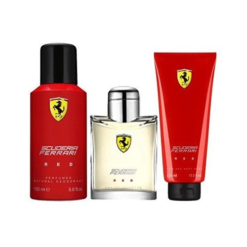 Ferrari Red For Men EDT 3 Piece Gift Set