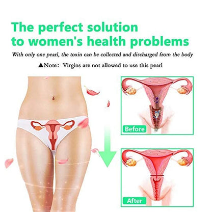 5pcs Vaginal Detox Pearls for Women Tampons Chinese Medicine Swab Tampons Discharge Toxins Gynaecology